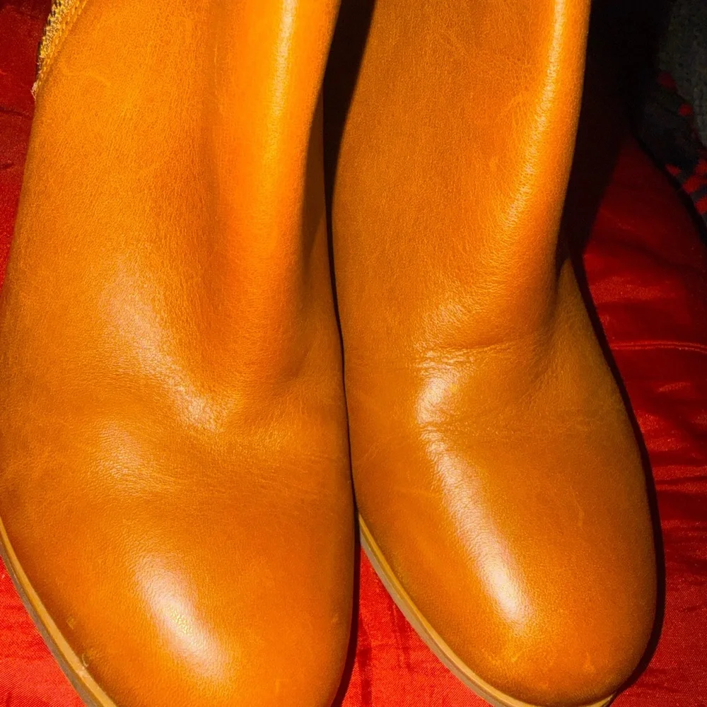 Michael Kors Tan Heeled Boots - Picture 9 of 9